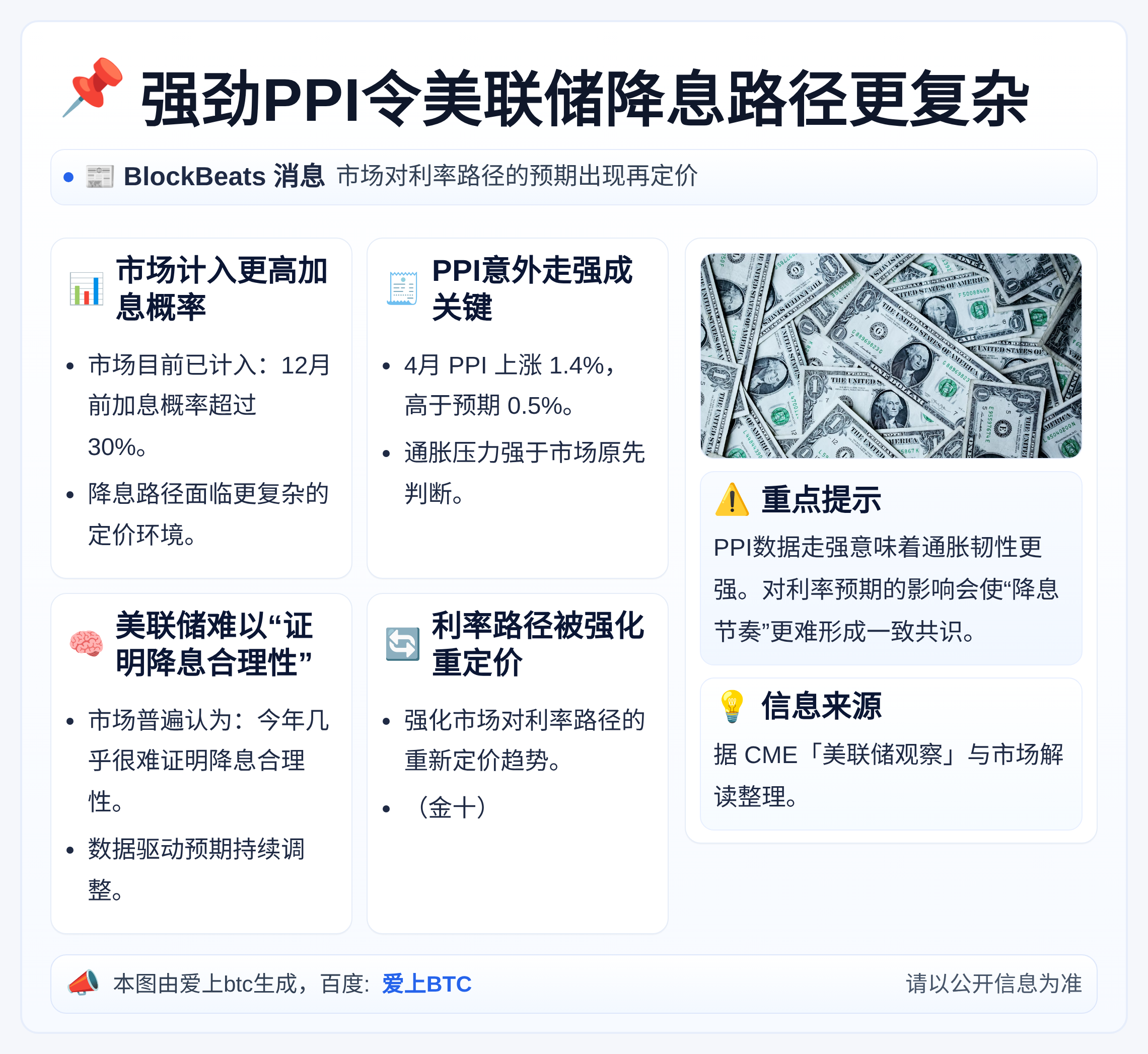 强劲PPI令美联储降息路径更复杂