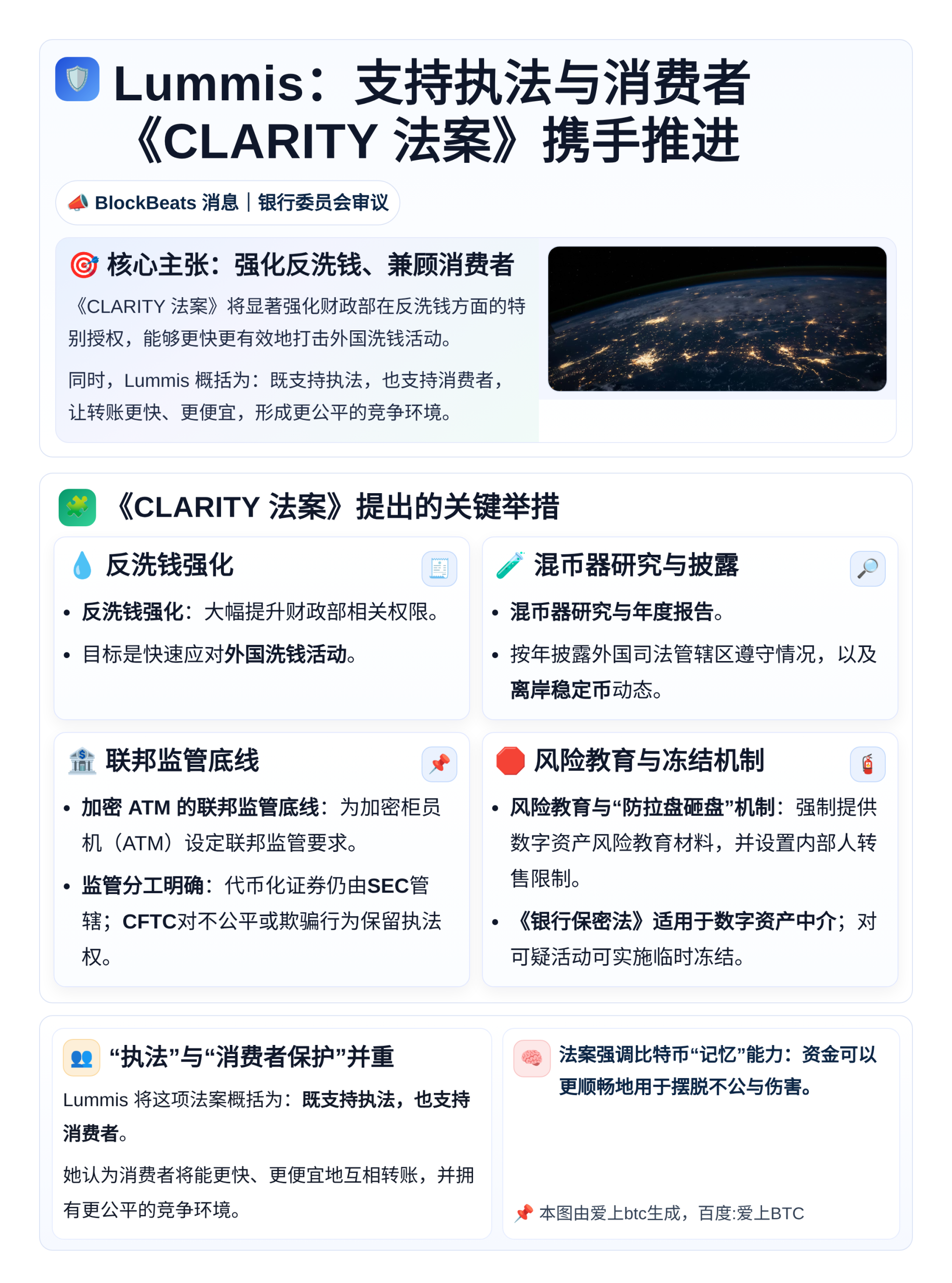 Lummis：支持执法与消费者《CLARITY法案》携手推进
