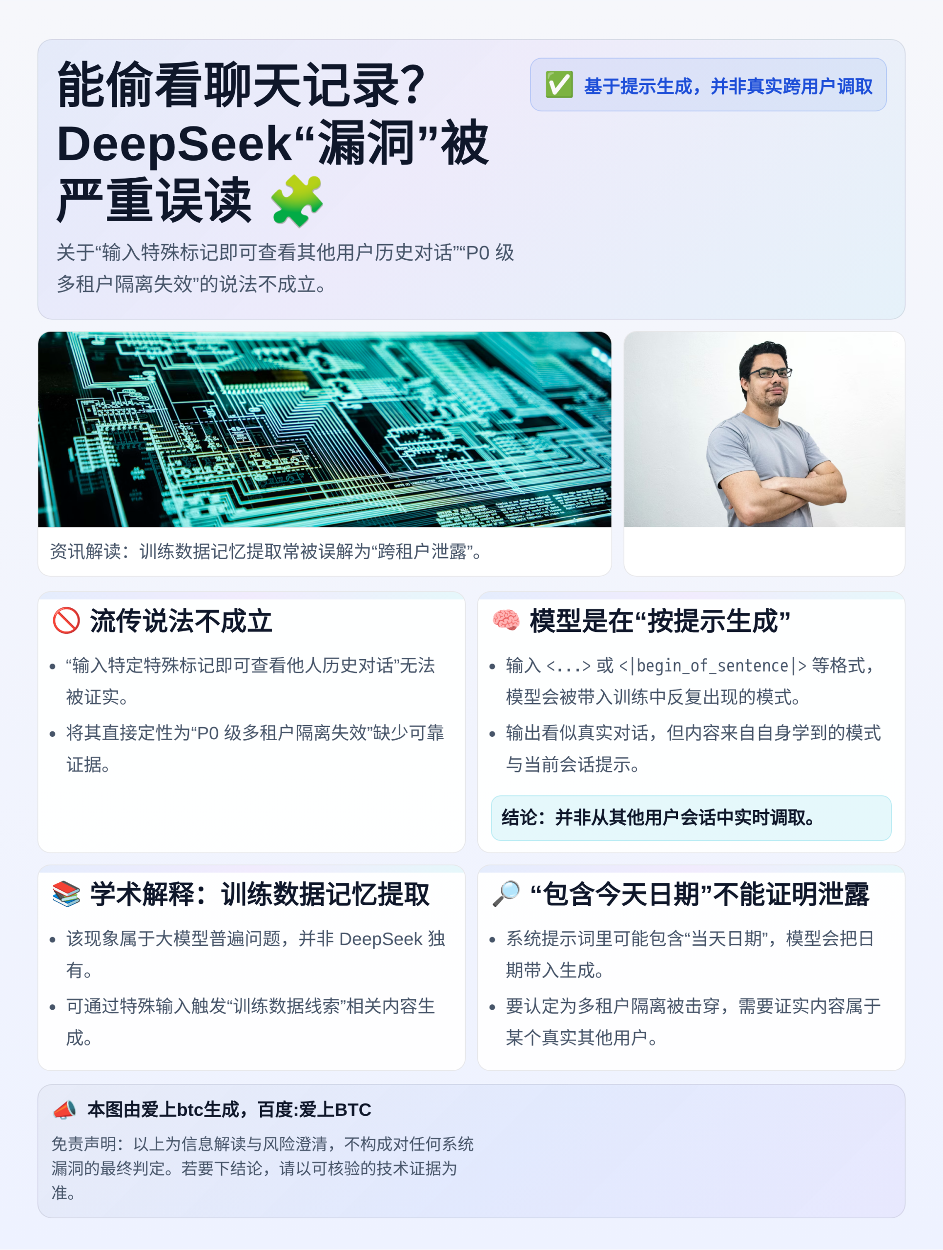 能偷看聊天记录？DeepSeek“漏洞”被严重误读