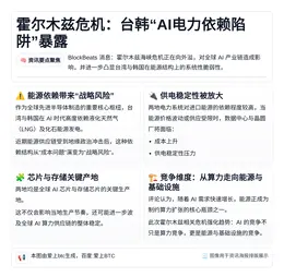 霍尔木兹危机：台韩“AI电力依赖陷阱”暴露