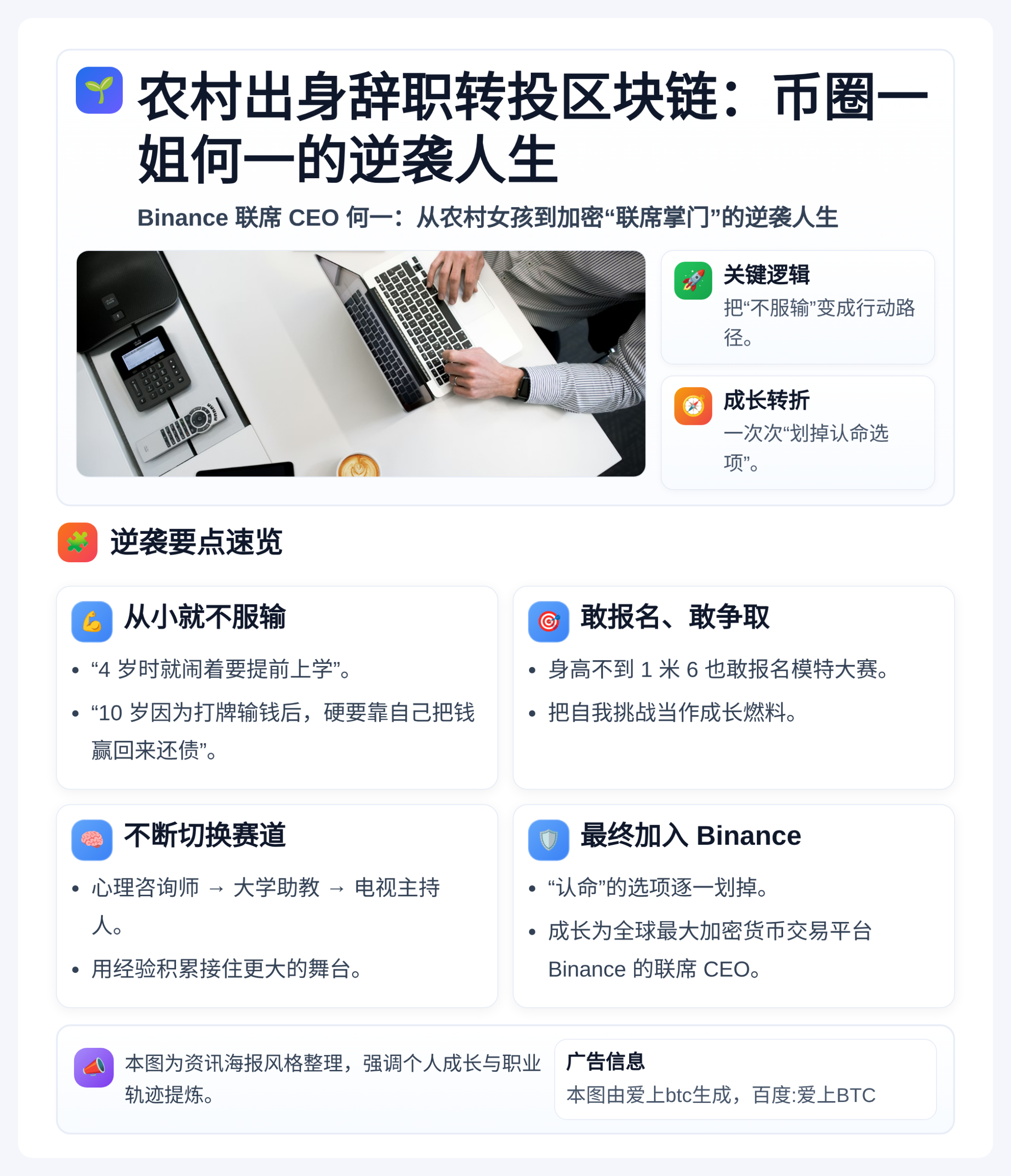 农村出身辞职转投区块链：币圈一姐何一的逆袭人生