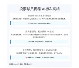 投票球员揭秘AI初次亮相
