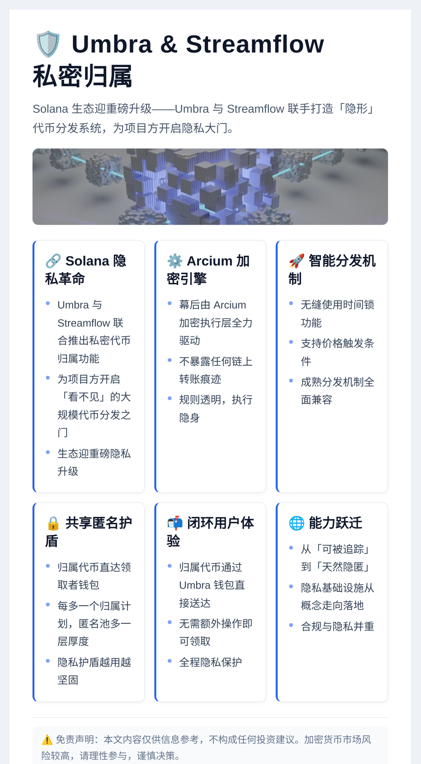 Umbra&Streamflow私密归属