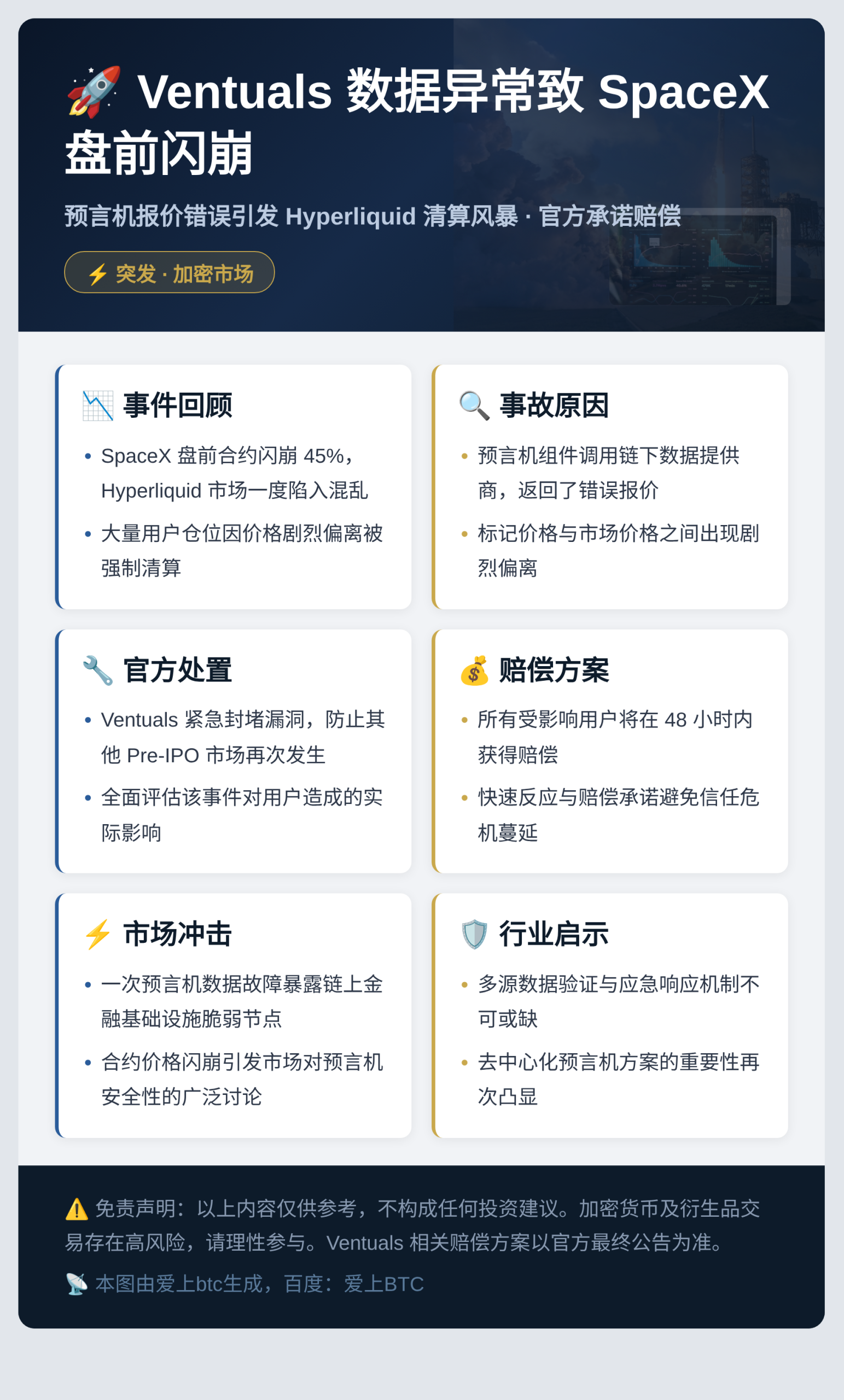 Ventuals数据错致SpaceX闪崩