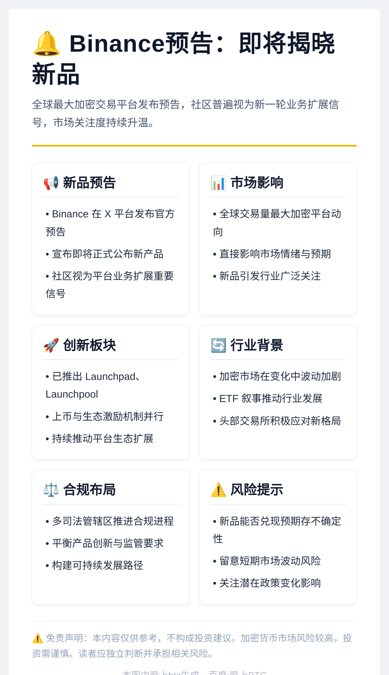 Binance预告:6月1日揭晓新品插图1 Binance预告:6月1日揭晓新品