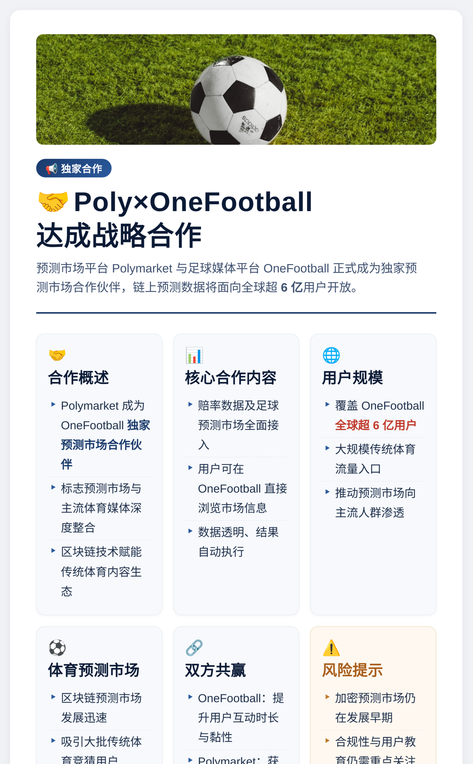Poly×OneFootball独家合作插图1 Poly×OneFootball独家合作