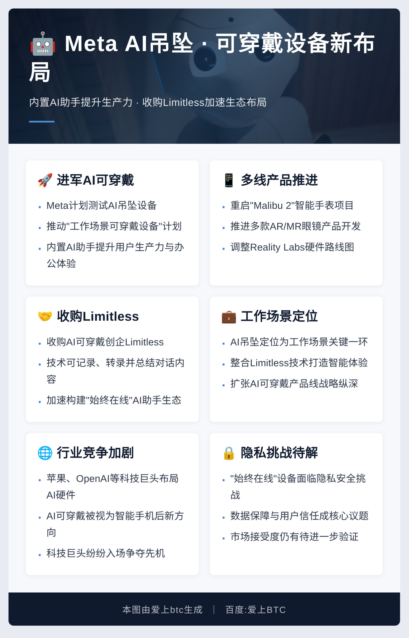 Meta明年将测试AI吊坠