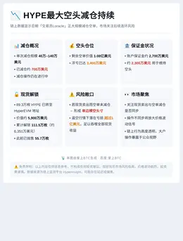 HYPE最大空头减仓9小时