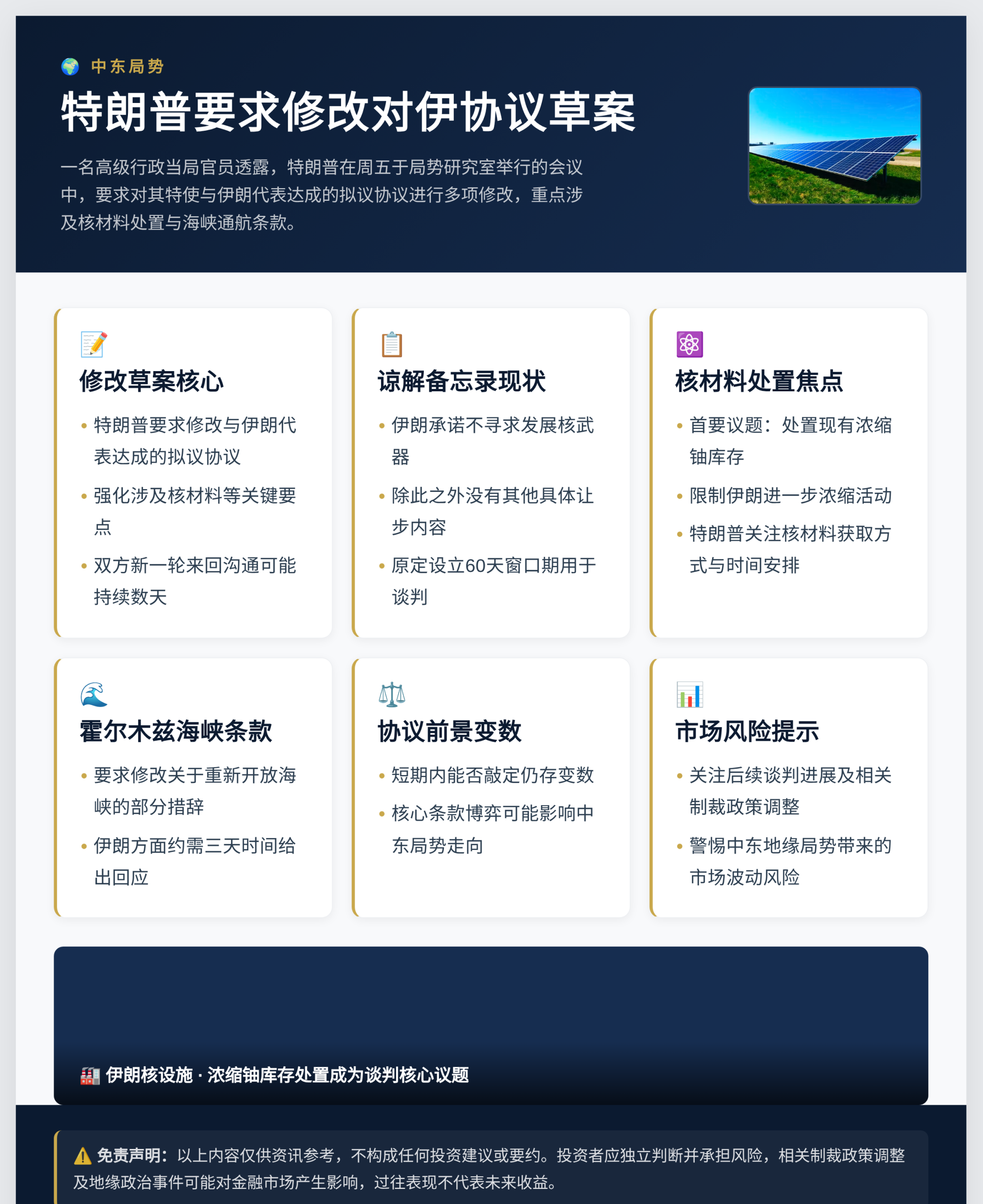 特朗普要求修改对伊协议草案插图1 特朗普要求修改对伊协议草案