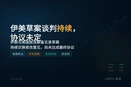 伊美草案谈判持续，协议未定