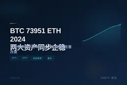 BTC 73951 涨0.38%，ETH 2024 涨0.3