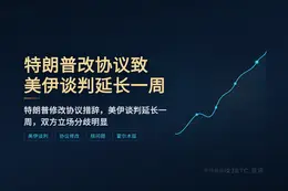 特朗普改协议致美伊谈判延长一周