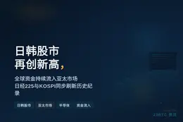 日韩股市再创新高，KOSPI盘初涨1%