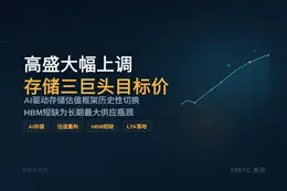 高盛大幅上调存储三巨头目标价
