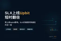 SLX上线Upbit短时翻倍
