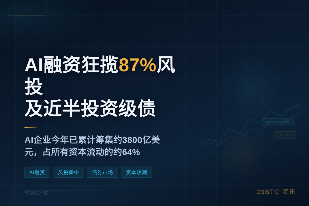 AI融资狂揽87%风投及近半投资级债插图 AI融资狂揽87%风投及近半投资级债