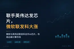 联手英伟达发芯片，微软联发科大涨