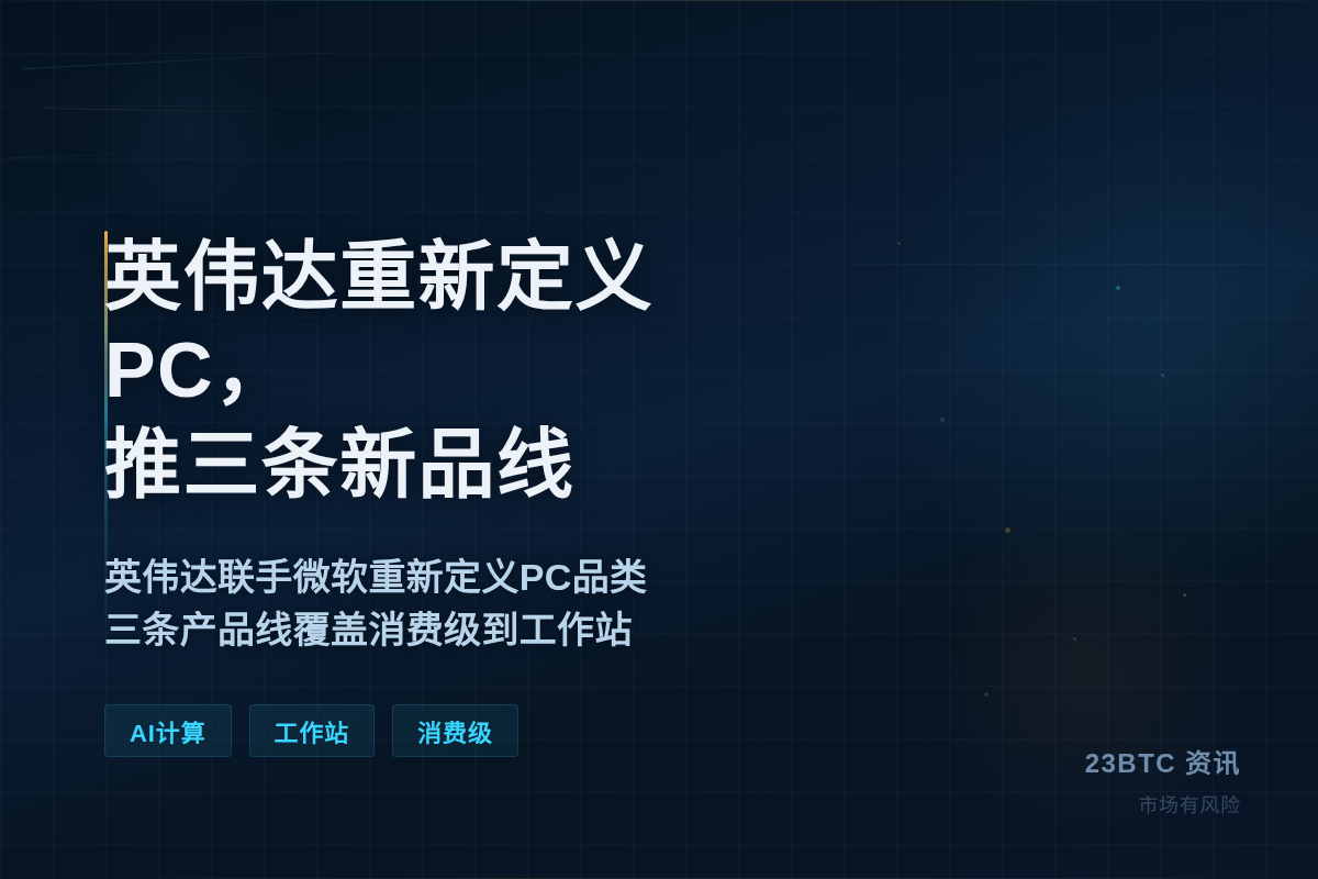 英伟达重新定义PC,推三条新品线插图1 英伟达重新定义PC,推三条新品线