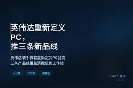 英伟达重新定义PC，推三条新品线