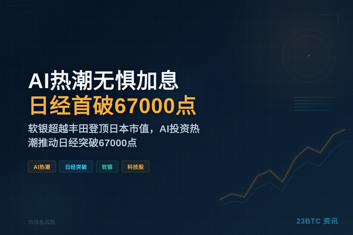 AI热潮无惧加息,日经首破67000点插图1 AI热潮无惧加息,日经首破67000点