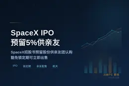 SpaceX IPO预留5%股份供员工亲友