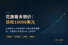 花旗看多铜价：目标15000美元