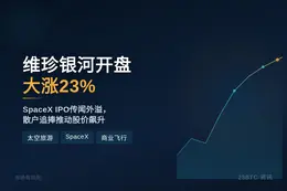 维珍银河开盘大涨23%，累计涨幅超200%