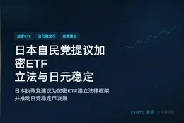 日本自民党提议加密ETF立法与日元稳定
