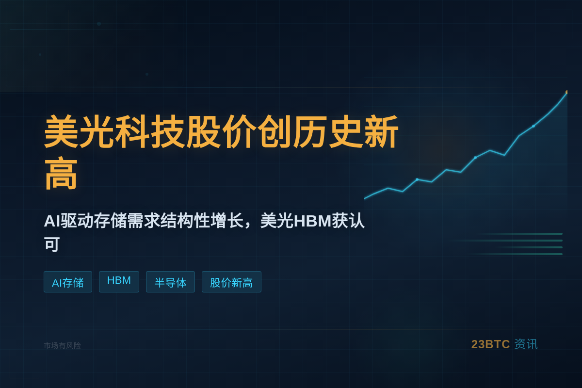 美光科技股价创历史新高,达1036.8美元插图1 美光科技股价创历史新高,达1036.8美元