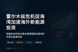 霍尔木兹危机促海湾加速海外新能源投资