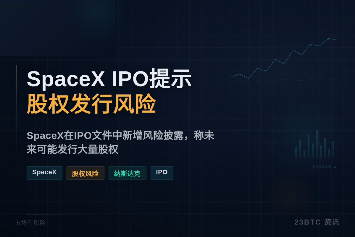 SpaceX IPO提示股权发行风险插图1 SpaceX IPO提示股权发行风险