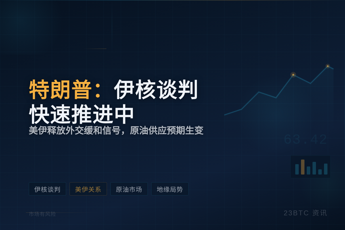 特朗普：伊核谈判快速推进中
