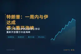 特朗普：一周内与伊达成停火重开海峡