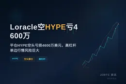 LoracleHYPE空单亏4600万