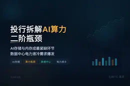 投行拆解AI算力二阶瓶颈