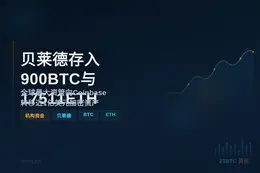 贝莱德向Coinbase存入900BTC与17511ETH