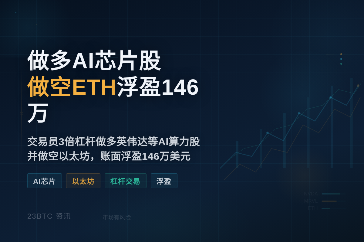 交易员多黄仁勋严选股空ETH浮盈146万