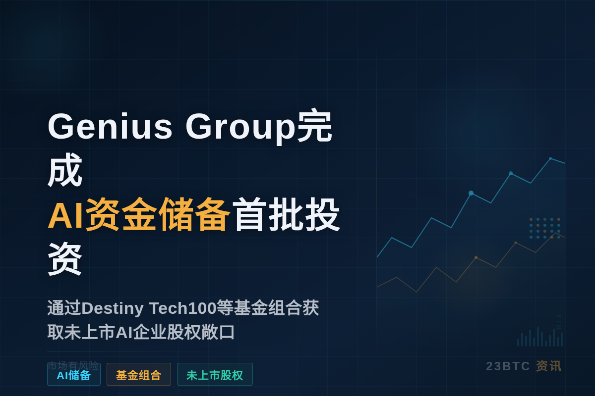 Genius Group完成AI资金储备首批投资