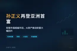 孙正义再登亚洲首富