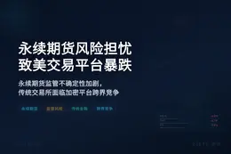 永续期货风险担忧致美交易平台暴跌