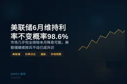 美联储6月维持利率不变概率98.6%