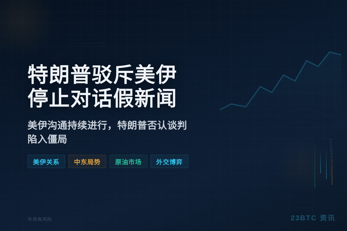 特朗普驳斥美伊停止对话假新闻