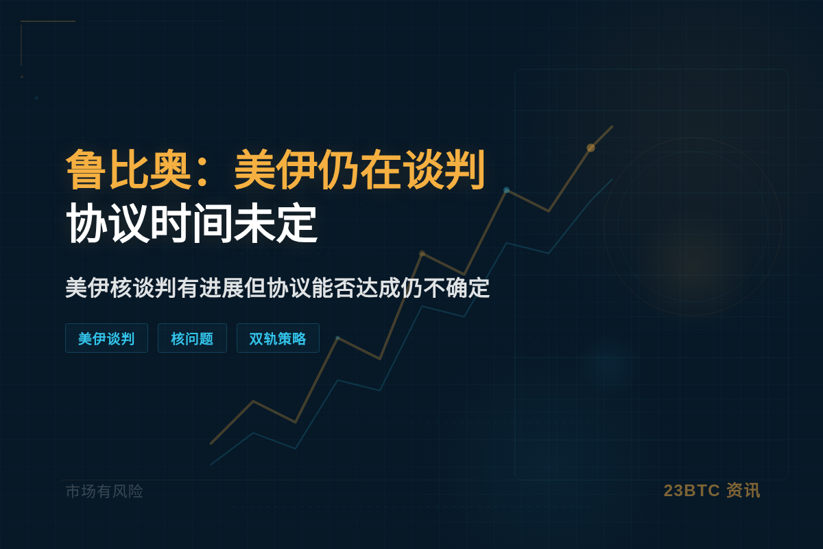 鲁比奥：美伊仍在谈判，协议时间未定