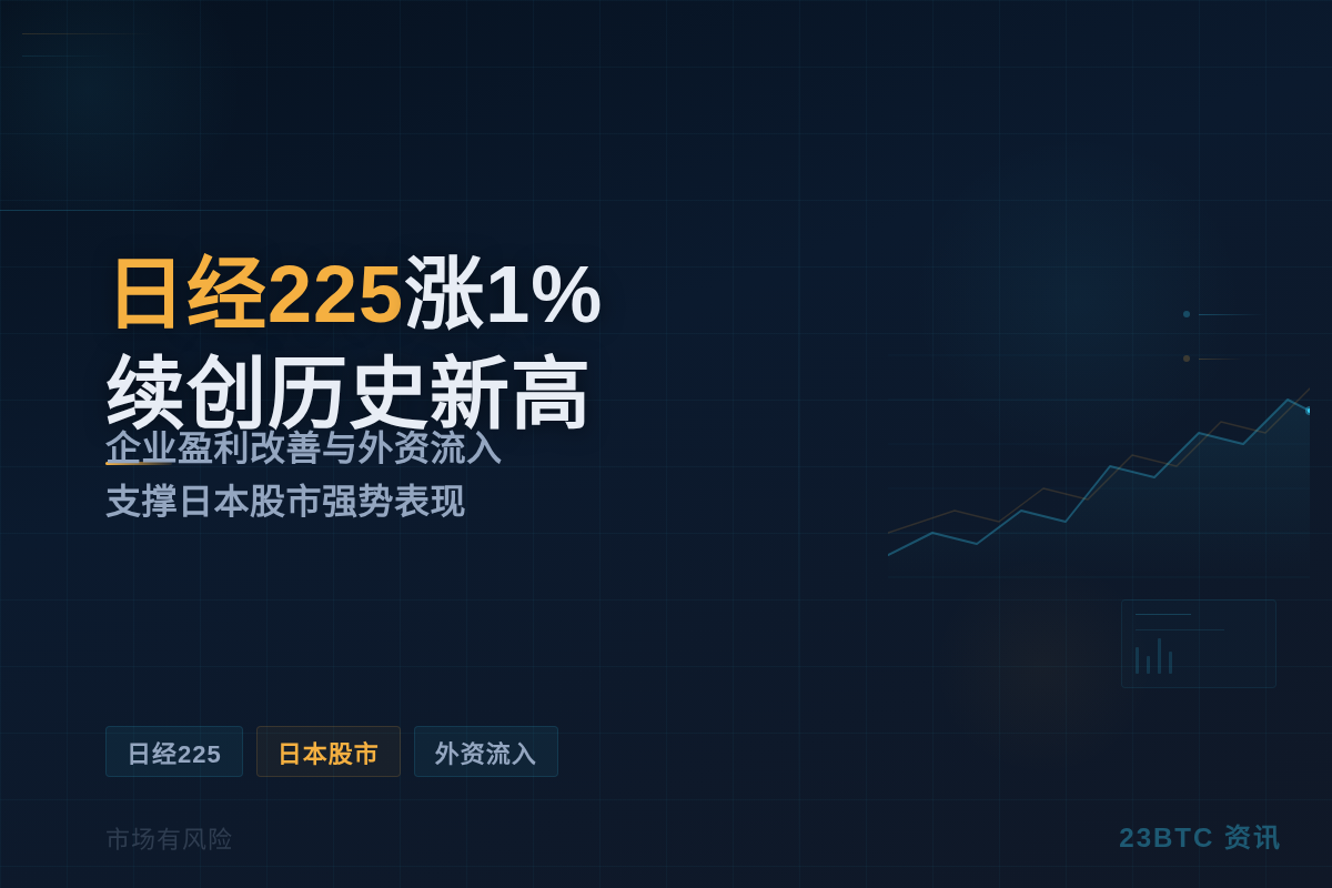 日经225涨1%续创历史新高