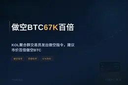 2026-06-03 00:27:10 做空BTC67K百倍