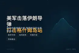 美军击落伊朗导弹无人机自卫打击格什姆岛站