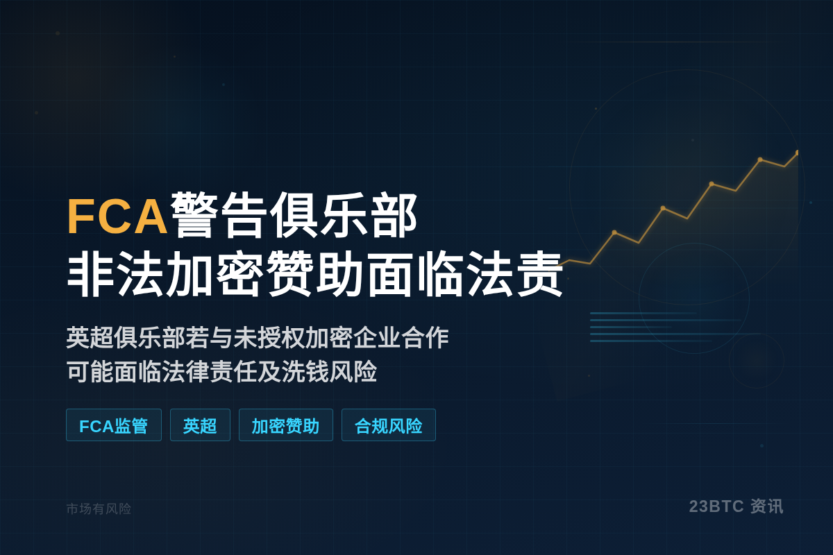 FCA警告俱乐部非法加密赞助或面临法责插图1 FCA警告俱乐部非法加密赞助或面临法责