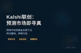 Kalshi联创：预测市场即寻真