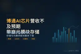 博通AI芯片营收不及预期带崩光模块存储