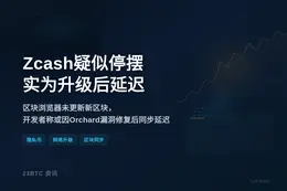 Zcash疑似停摆，实为升级后区块浏览器延迟